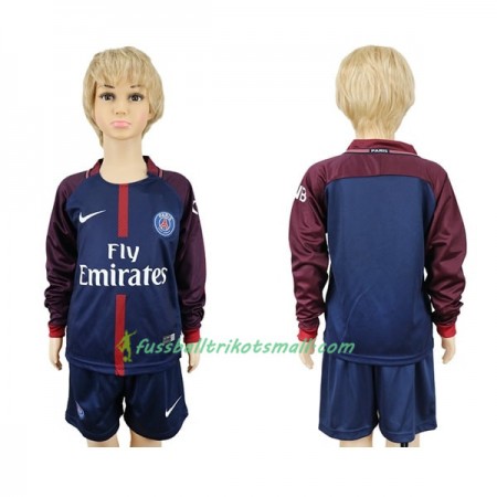 Fußballtrikots PSG Kinder 2017-2018 Langarm Heimtrikotsatz kaufen